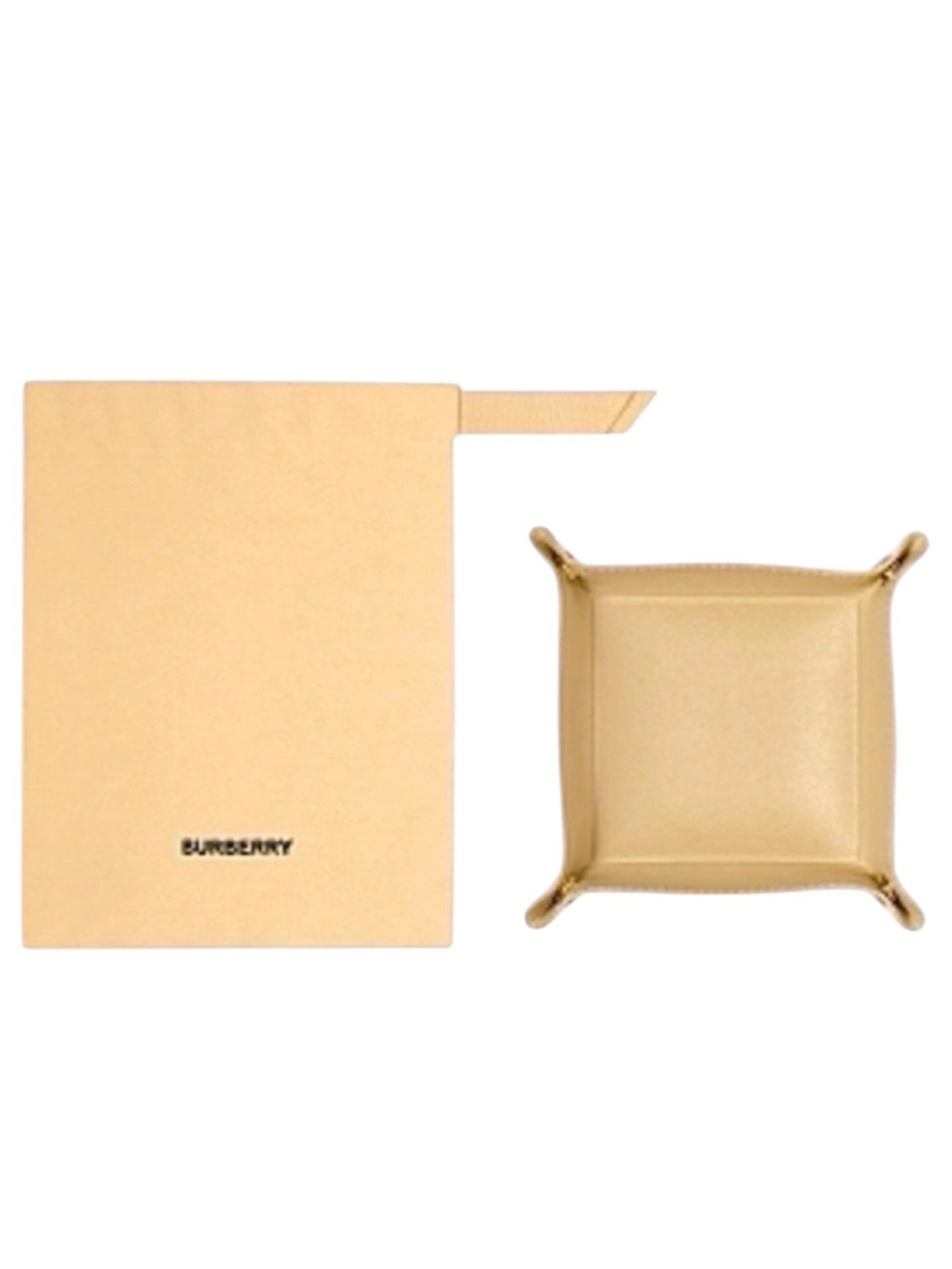 NEW Burberry Leather Catchall Trinket Tray With Dust Bag